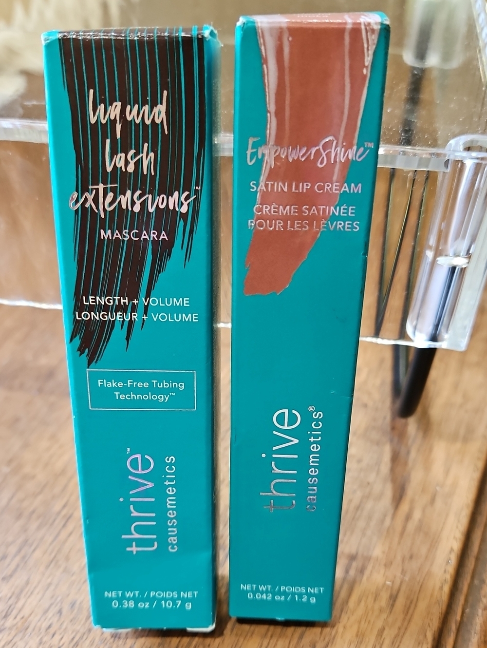 thrive causemetics Duo KACKIE Satin Lip Cream & CRYSTAL Mascara